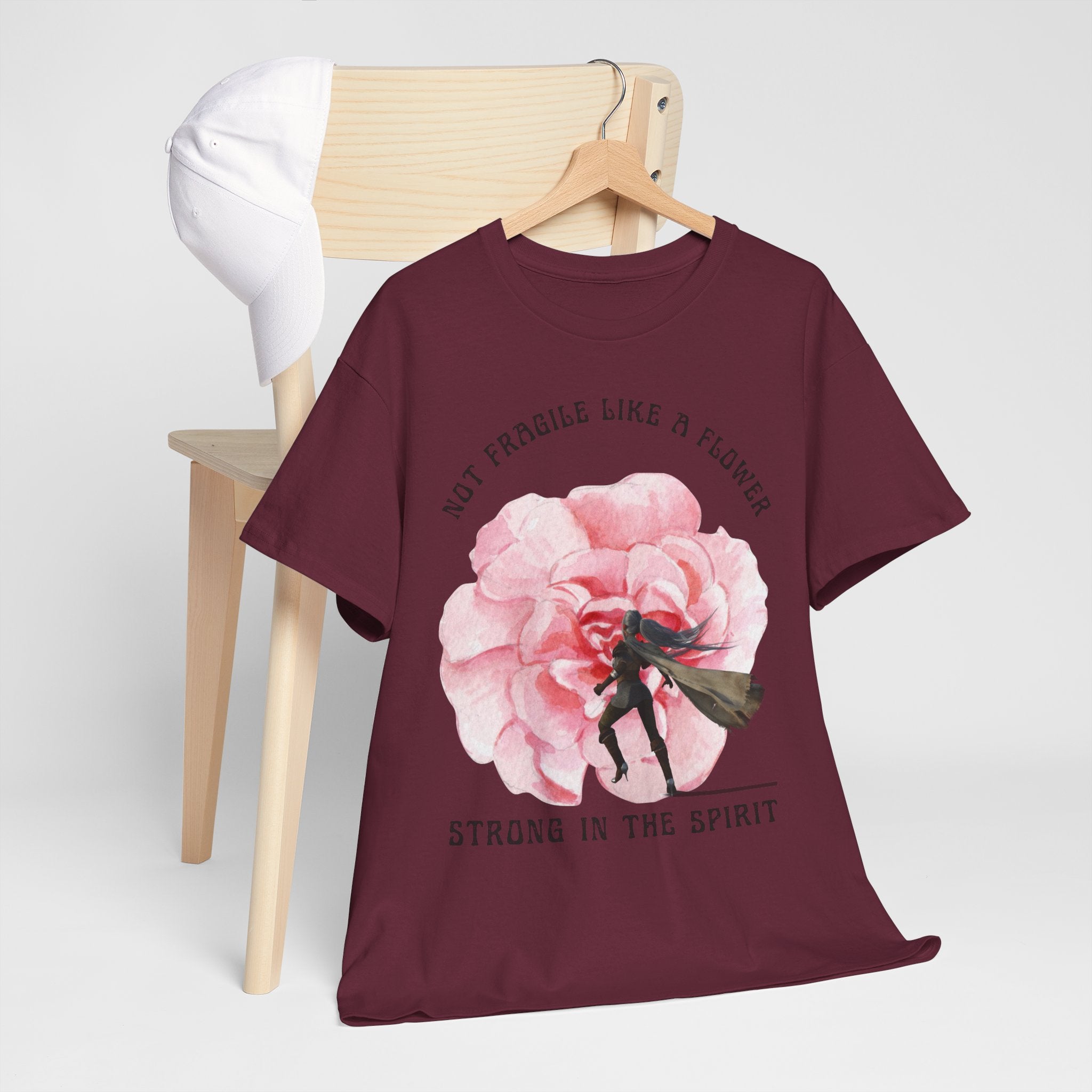 Floral Empowerment Tee, Not Fragile Like a Flower, Strong in the Spirit Shirt, Inspirational Unisex T-Shirt, Gift for Women, [...]