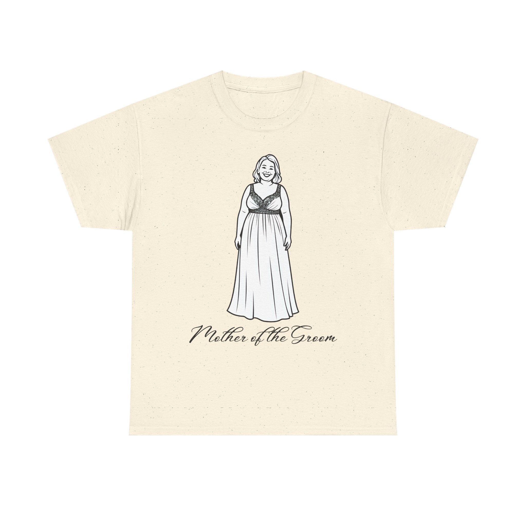 Mother of the Groom Tee, Unisex Cotton T-Shirt for Weddings, Bridal Party Apparel, Gift for Mother, Wedding Day Fashion