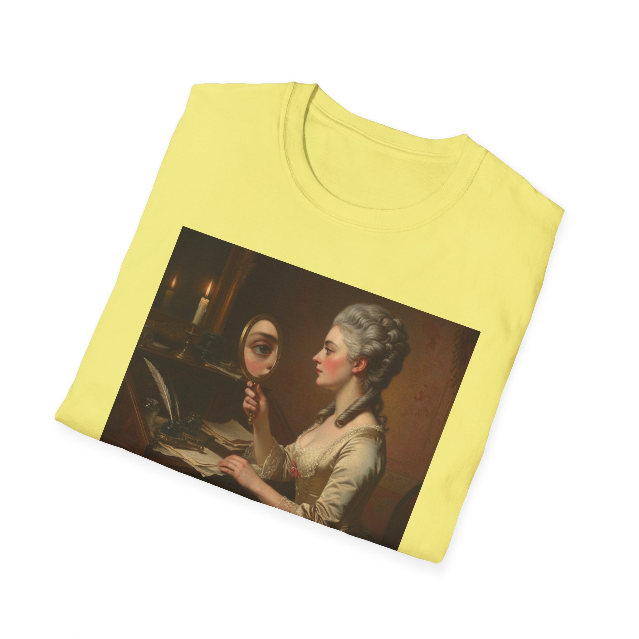 Artistic Vintage T-Shirt with 'A Gaze, Endless Stories' Design, Perfect for Art Lovers, Gifts, Casual Wear, Museum Visits, Art Class