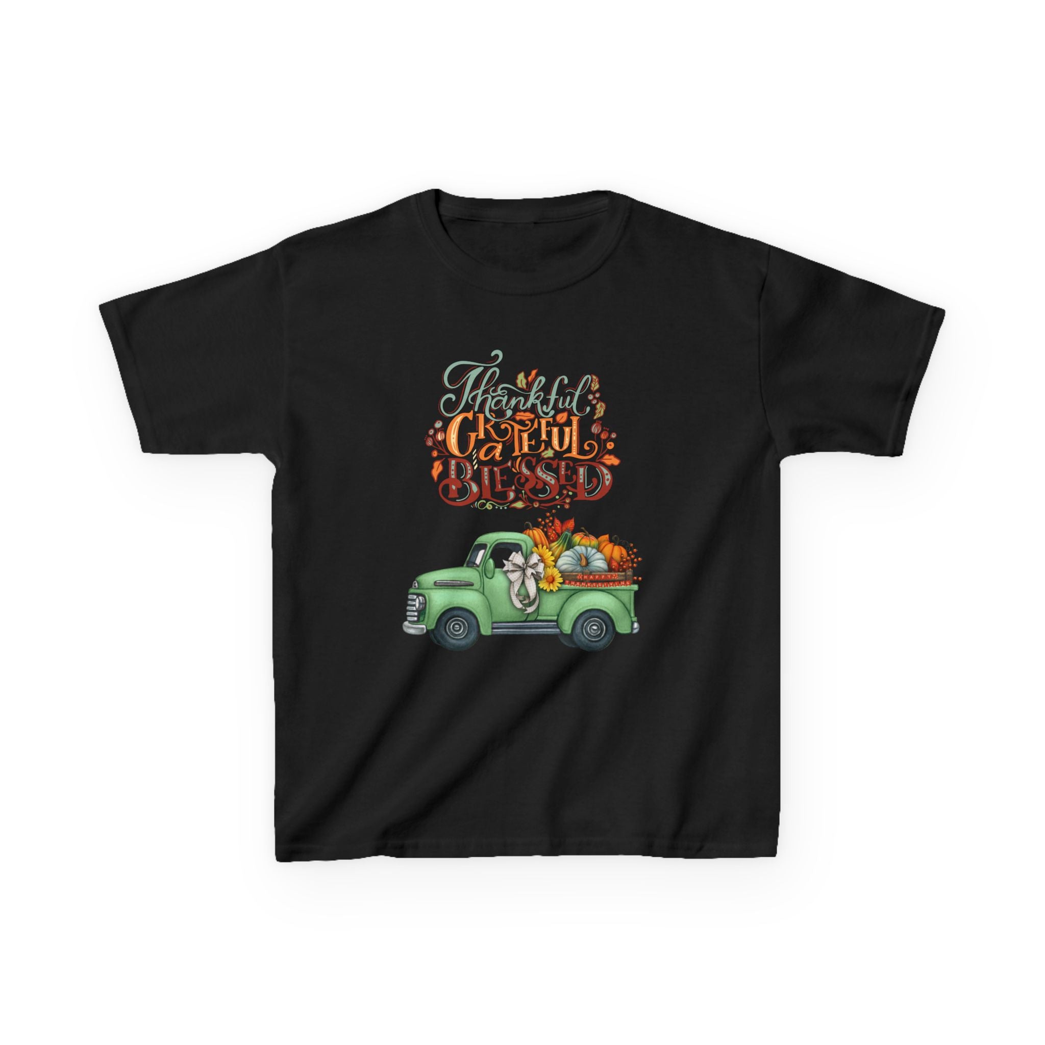 Blessed Fall Kids Tee, Adorable Autumn Shirt, Cute Harvest T-Shirt, Thanksgiving Gift for Kids, Comfy Cotton Youth Apparel
