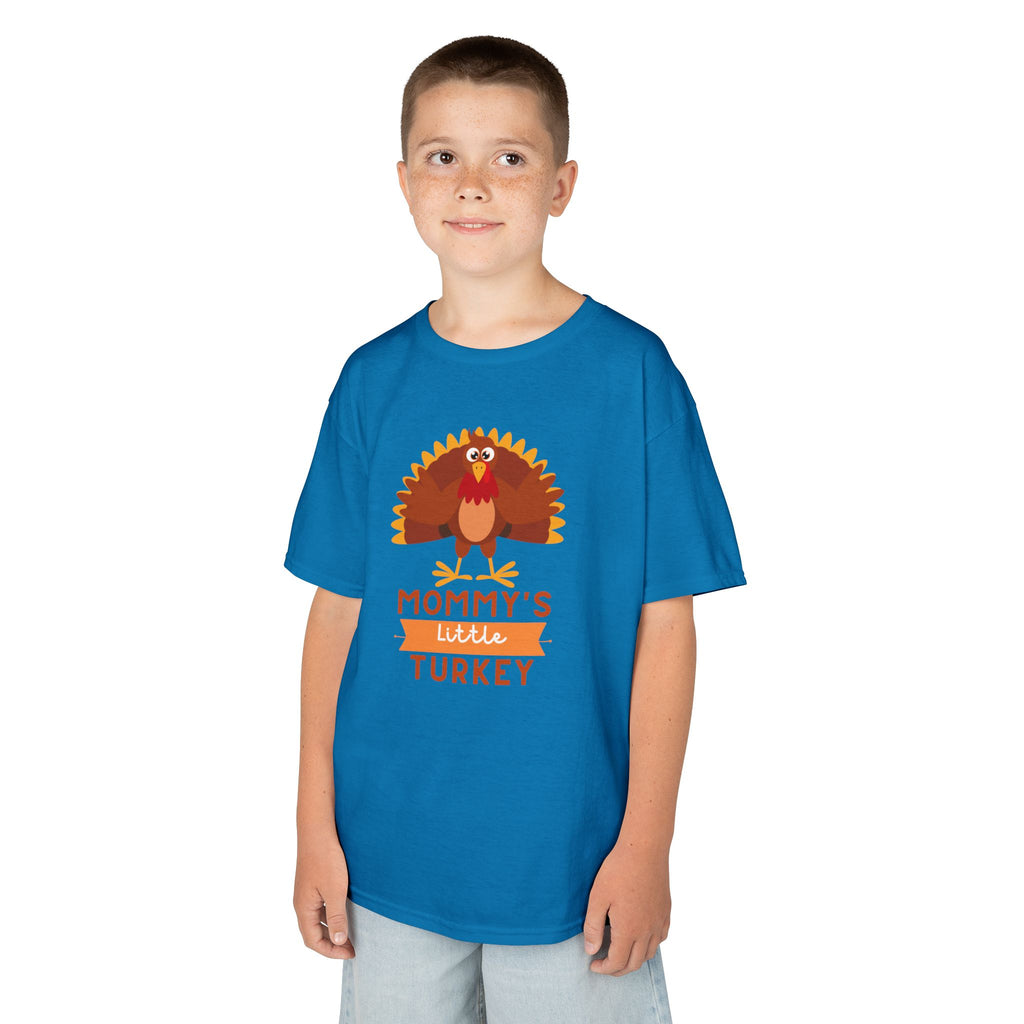 Mommy's Little Turkey Kids Tee - Thanksgiving Gift, Holiday Apparel, Cute Kids Clothing, Family Gathering, Kid's Casual Wear
