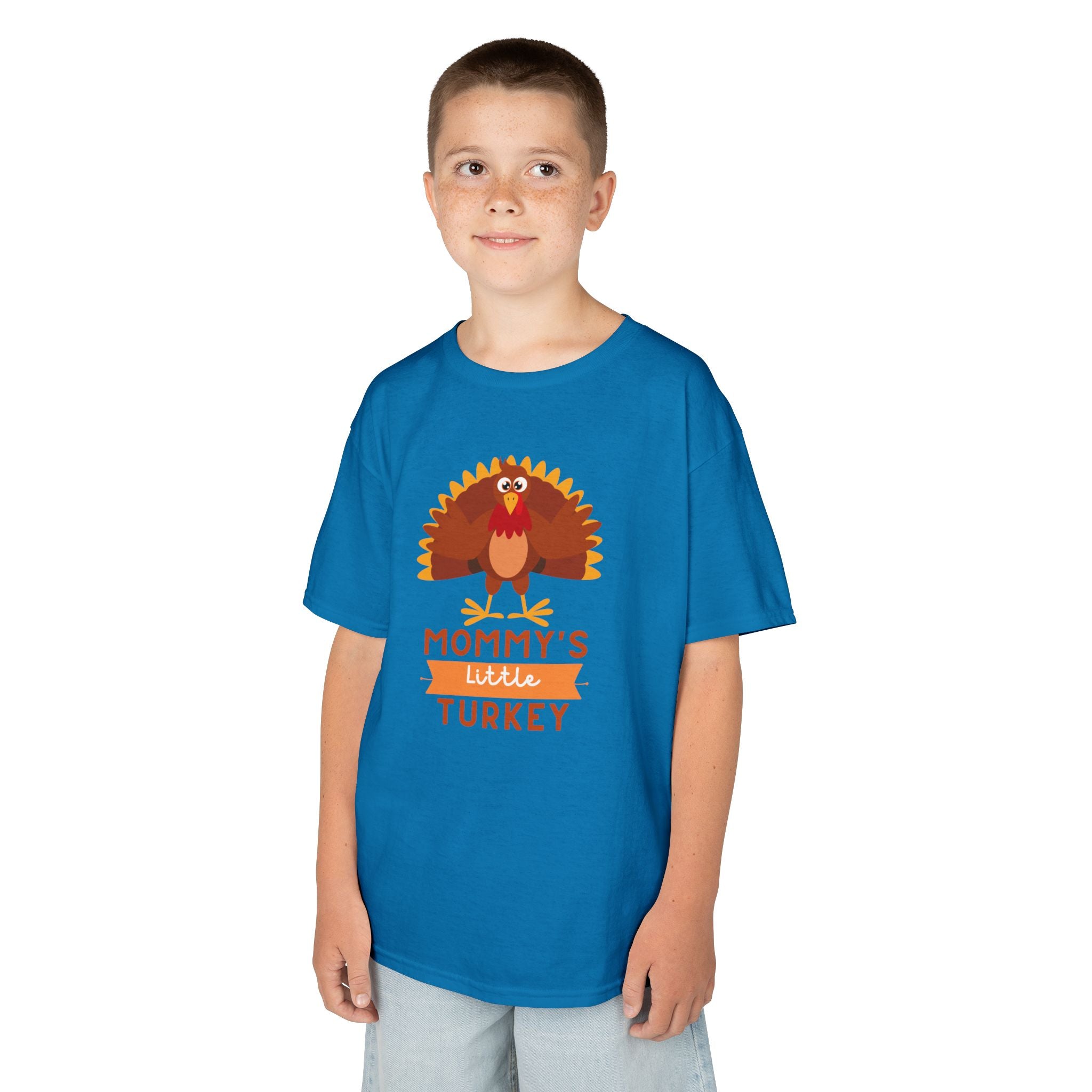 Mommy's Little Turkey Kids Tee - Thanksgiving Gift, Holiday Apparel, Cute Kids Clothing, Family Gathering, Kid's Casual Wear