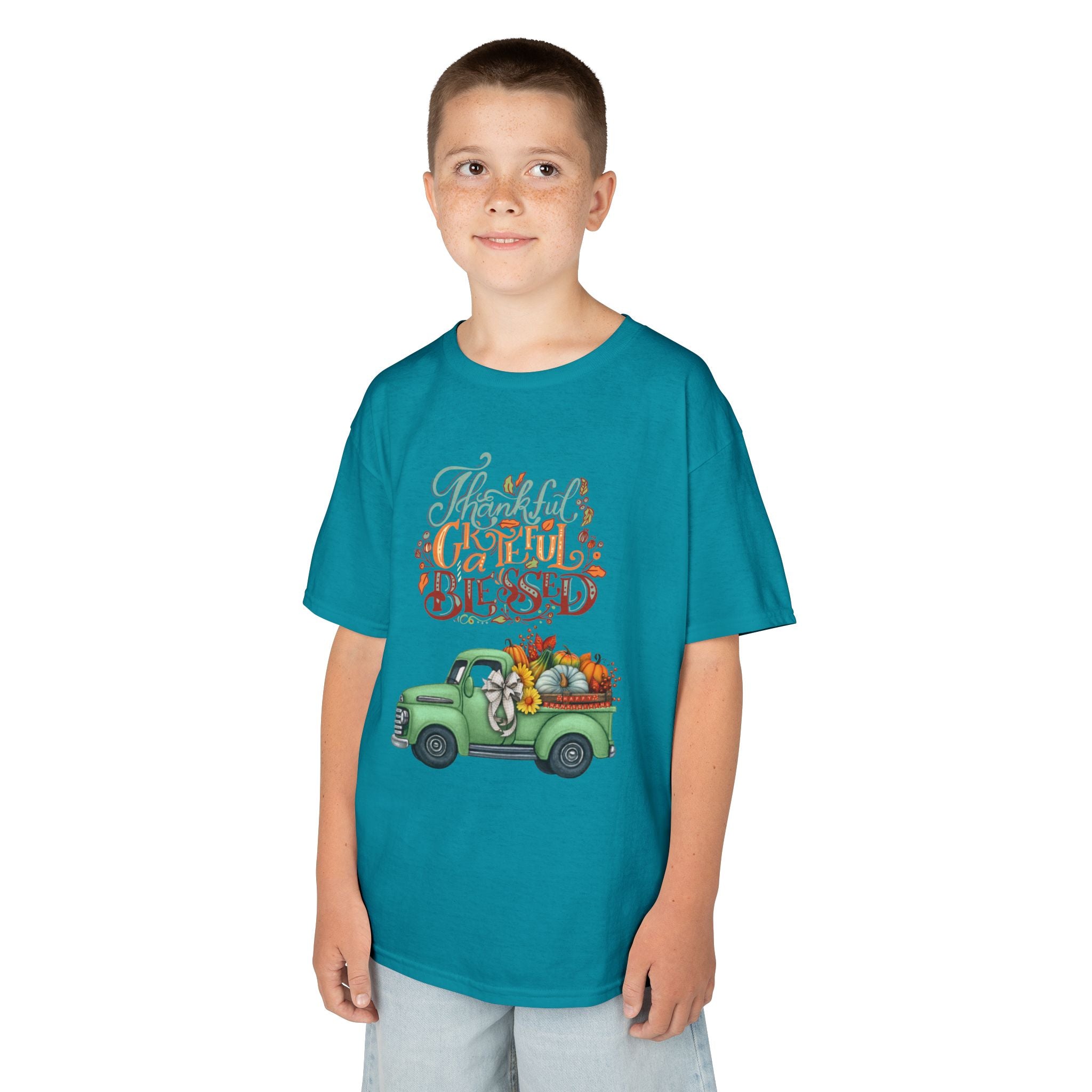 Blessed Fall Kids Tee, Adorable Autumn Shirt, Cute Harvest T-Shirt, Thanksgiving Gift for Kids, Comfy Cotton Youth Apparel