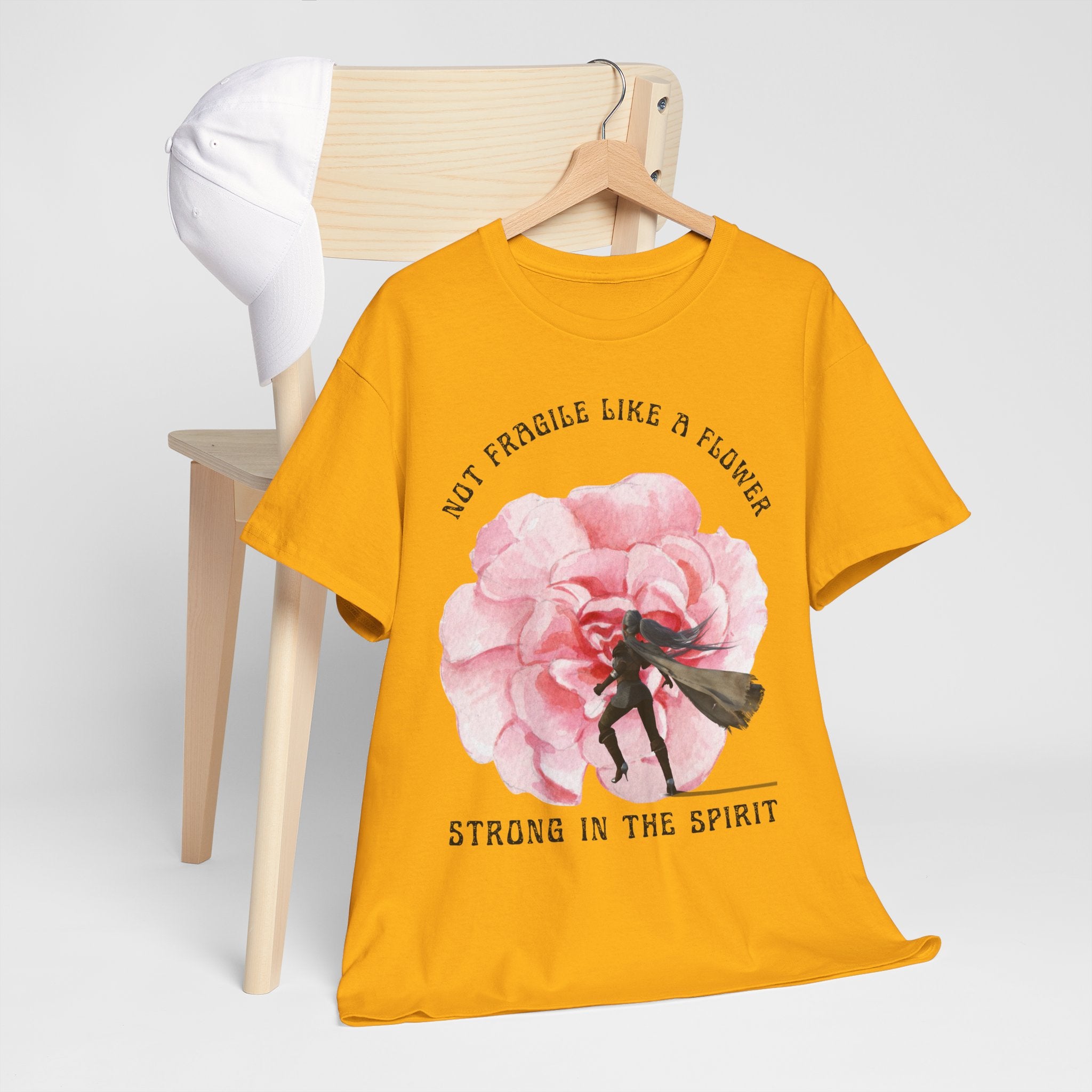 Floral Empowerment Tee, Not Fragile Like a Flower, Strong in the Spirit Shirt, Inspirational Unisex T-Shirt, Gift for Women, [...]