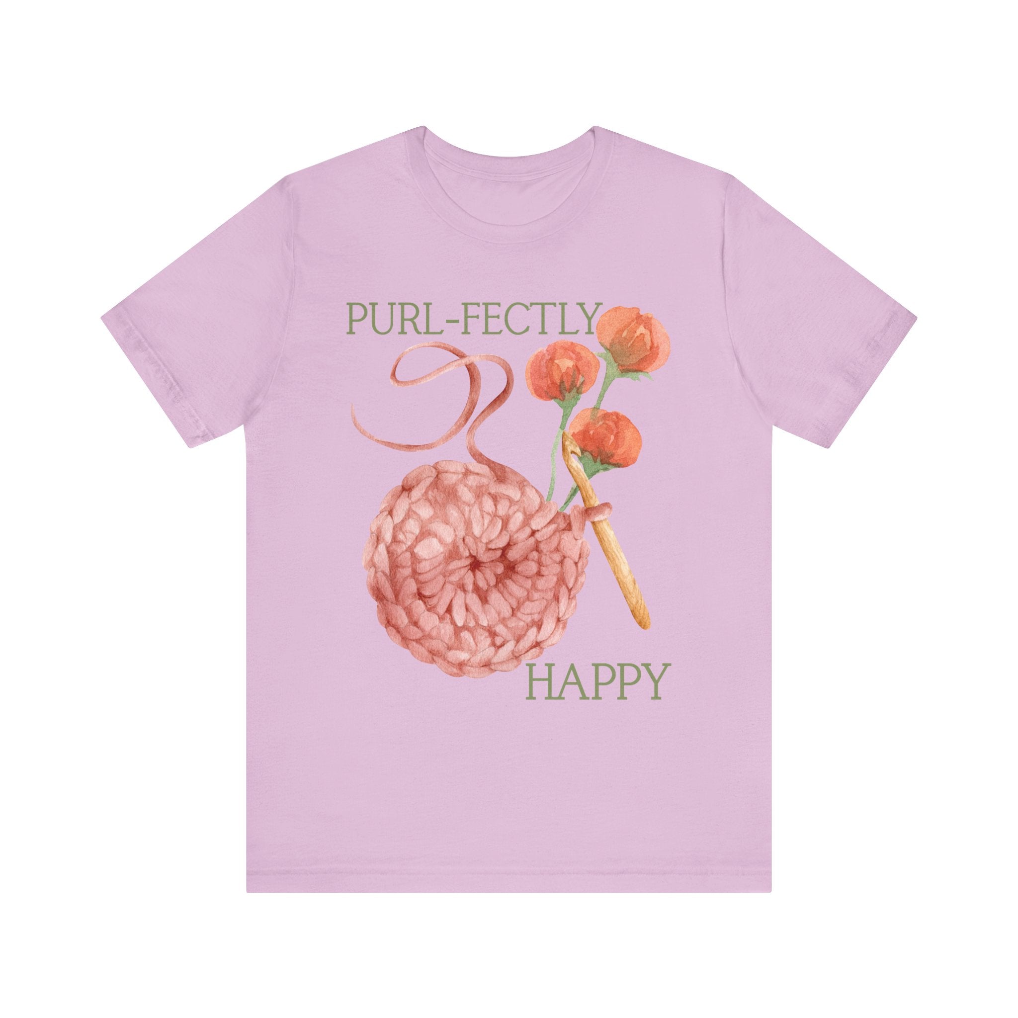 Purl-fectly Happy Crafting Joy Tee -Unisex Short Sleeve Shirt