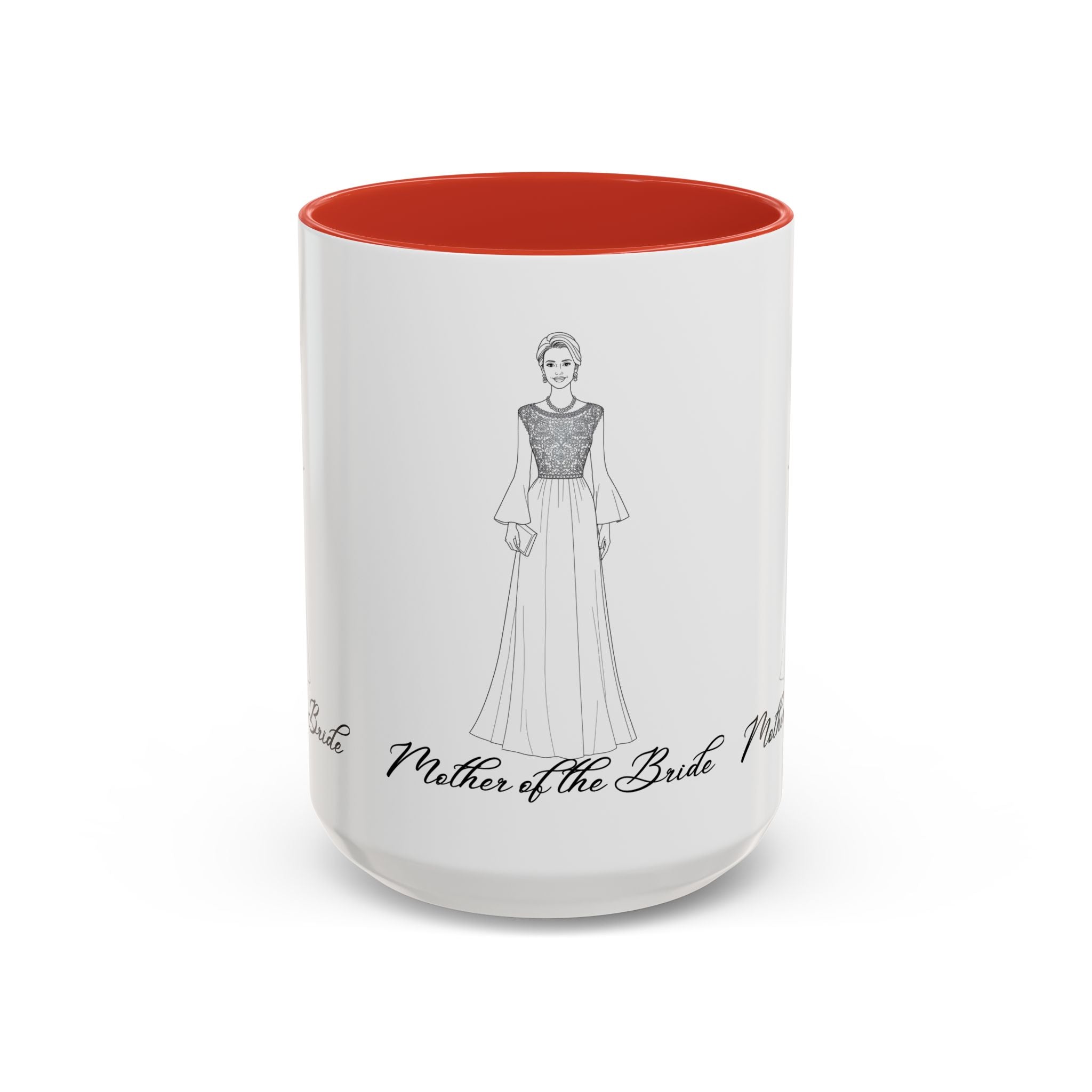 Mother of the Bride -Accent Coffee Mug (11, 15oz)