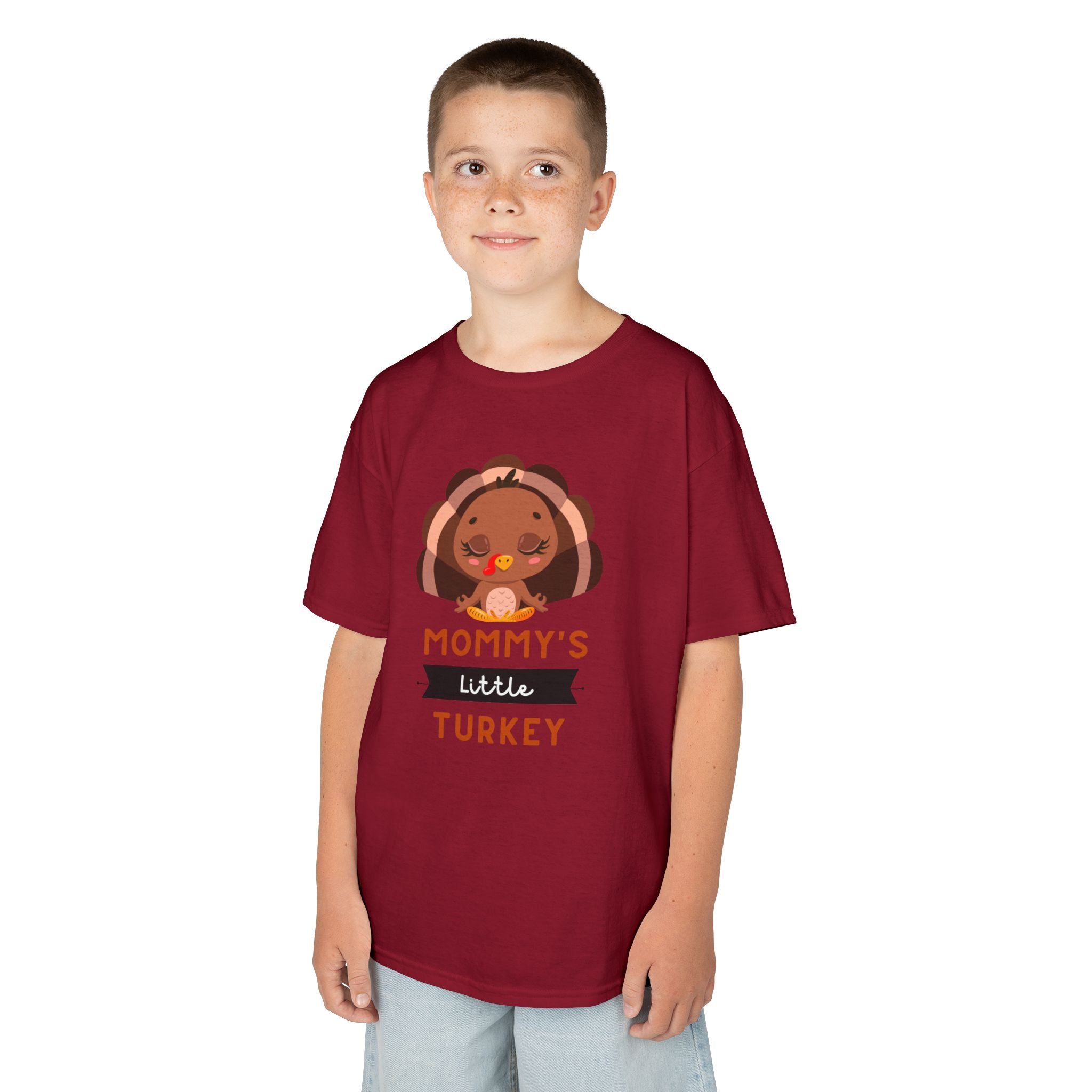 Kids Thanksgiving Tee, Mommy's Little Turkey Shirt, Fall Holiday Outfit, Thanksgiving Gift, Adorable Kids Fashion