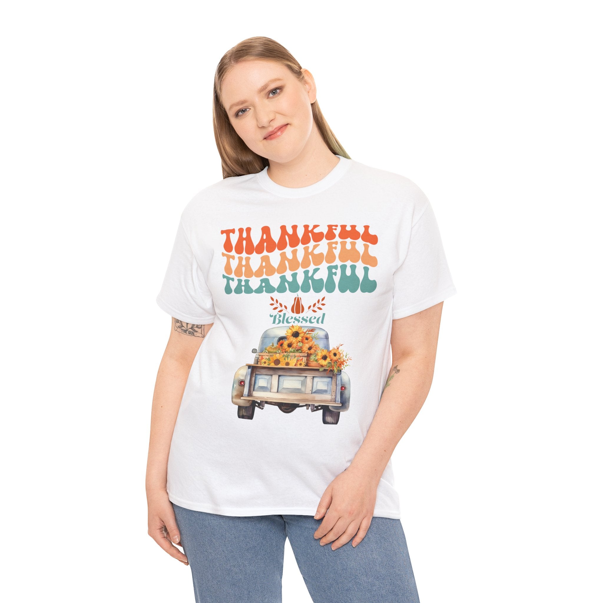 Thankful Vibes Unisex Tee - Perfect for Thanksgiving, Gratitude, Casual Wear, Gifts, Summer Days
