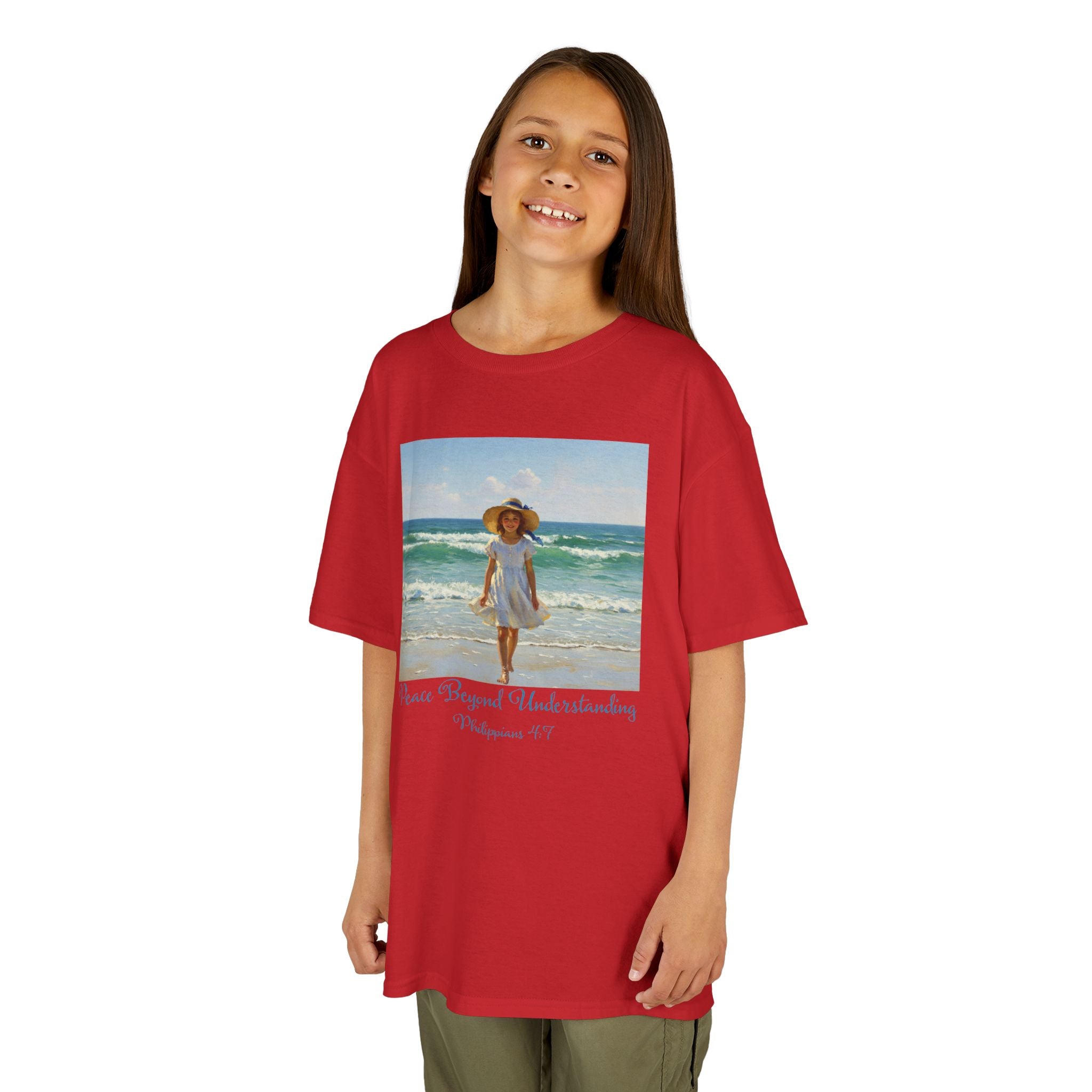 Whimsical Beach Fun Kids Tee, Summer Shirt, Beach Day Tee, Vacation Outfit, Cute Kids Clothing