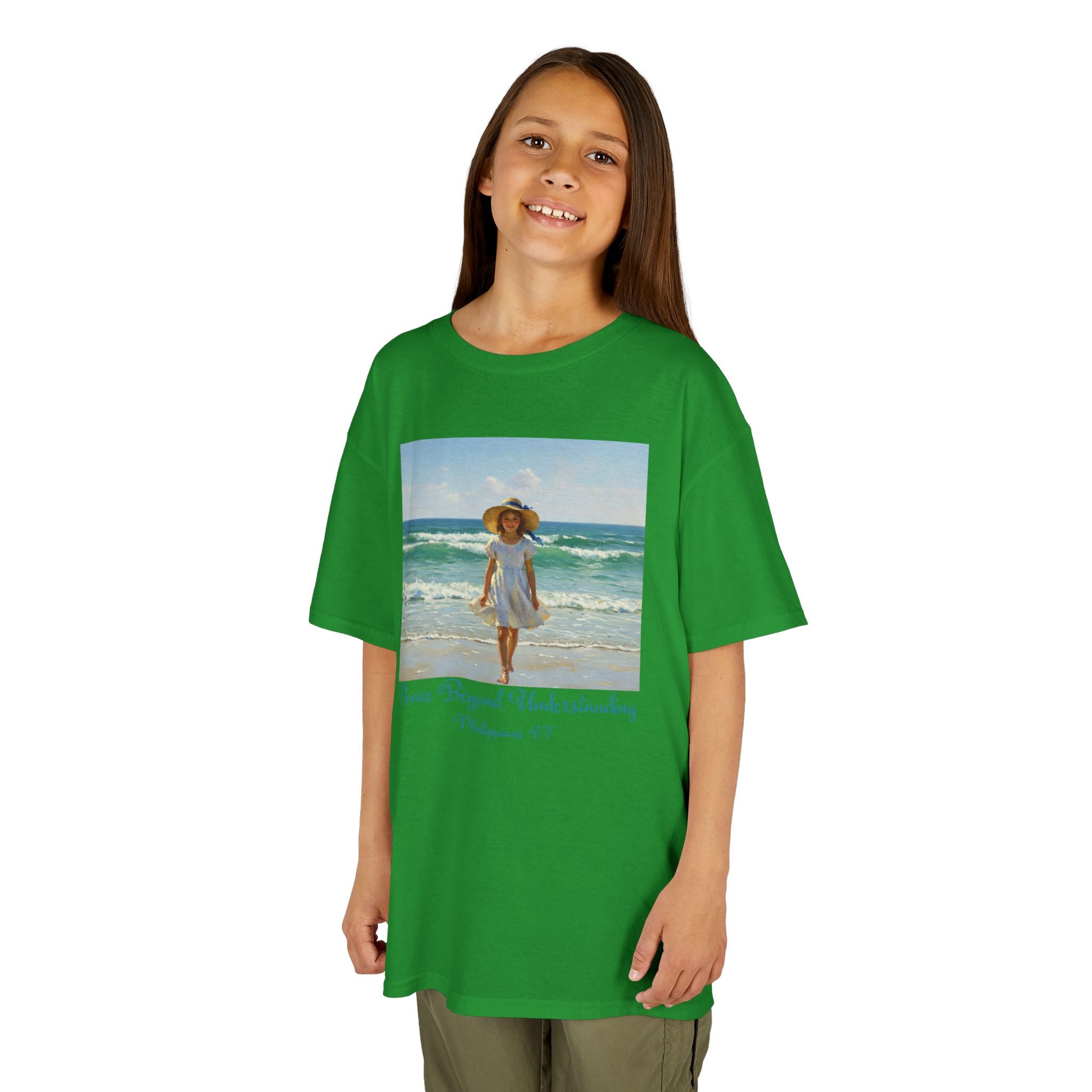 Whimsical Beach Fun Kids Tee, Summer Shirt, Beach Day Tee, Vacation Outfit, Cute Kids Clothing