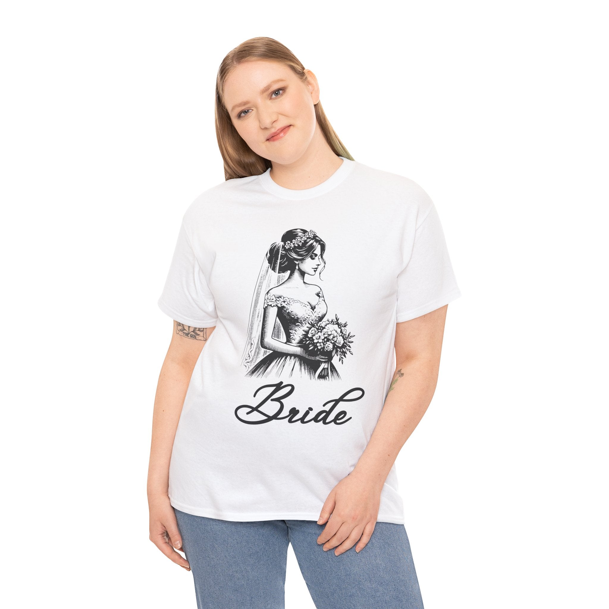 Bride Graphic Tee, Wedding Gift T-Shirt, Bridal Party Apparel, Engagement Celebration Shirt, Bride-to-Be Outfit