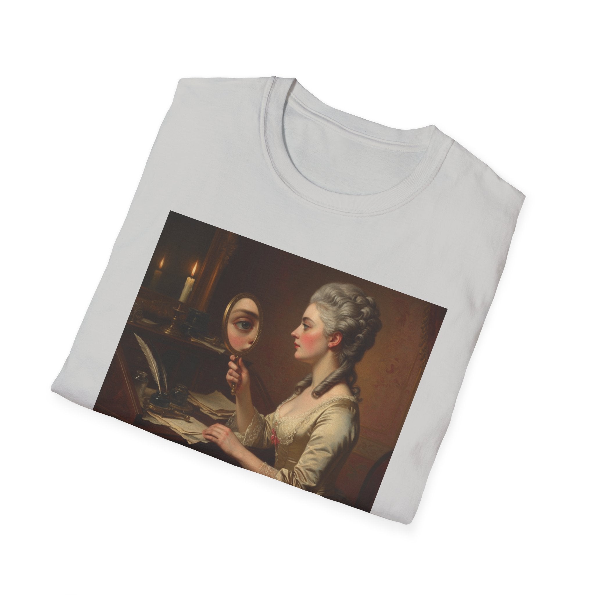 Artistic Vintage T-Shirt with 'A Gaze, Endless Stories' Design, Perfect for Art Lovers, Gifts, Casual Wear, Museum Visits, Art Class