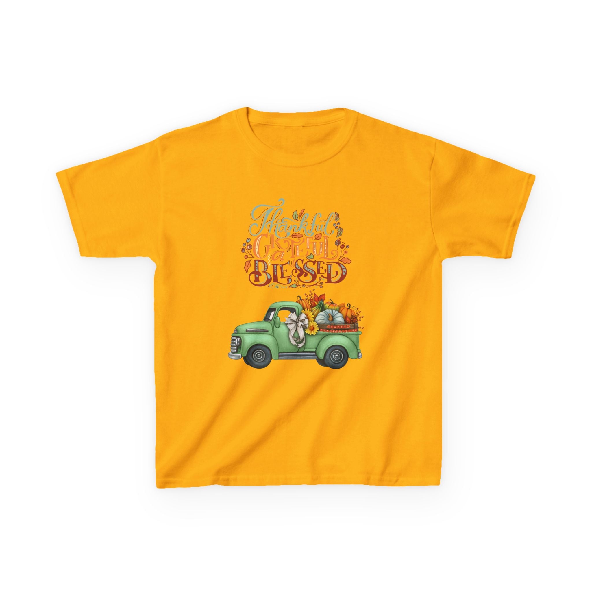 Blessed Fall Kids Tee, Adorable Autumn Shirt, Cute Harvest T-Shirt, Thanksgiving Gift for Kids, Comfy Cotton Youth Apparel