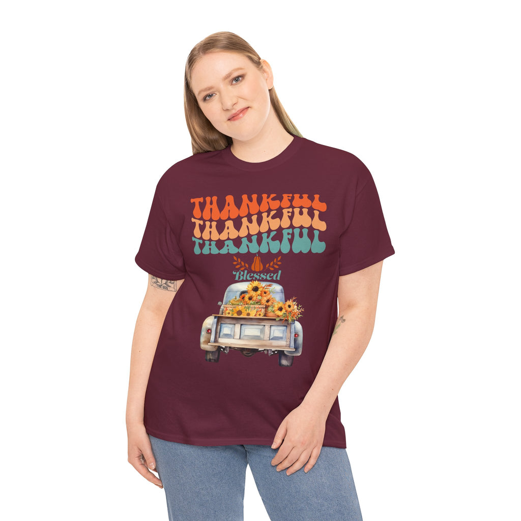 Thankful Vibes Unisex Tee - Perfect for Thanksgiving, Gratitude, Casual Wear, Gifts, Summer Days