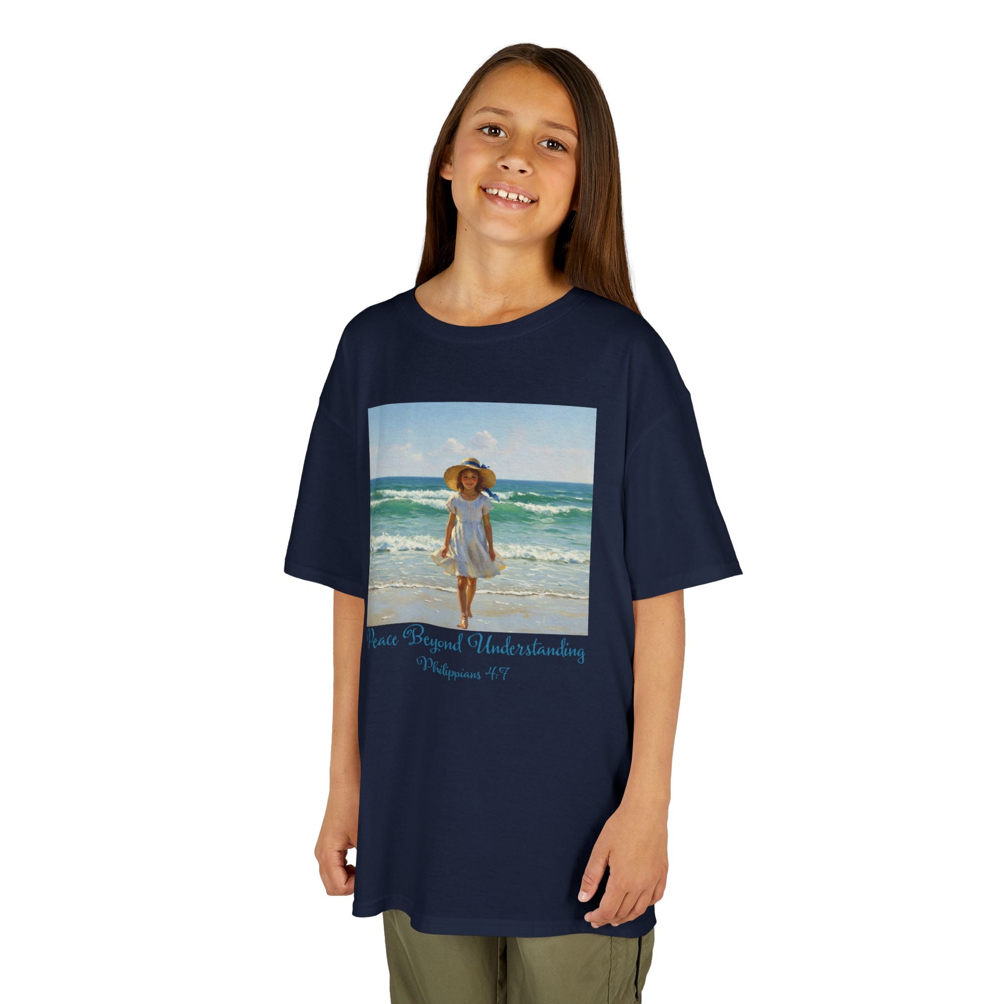 Whimsical Beach Fun Kids Tee, Summer Shirt, Beach Day Tee, Vacation Outfit, Cute Kids Clothing