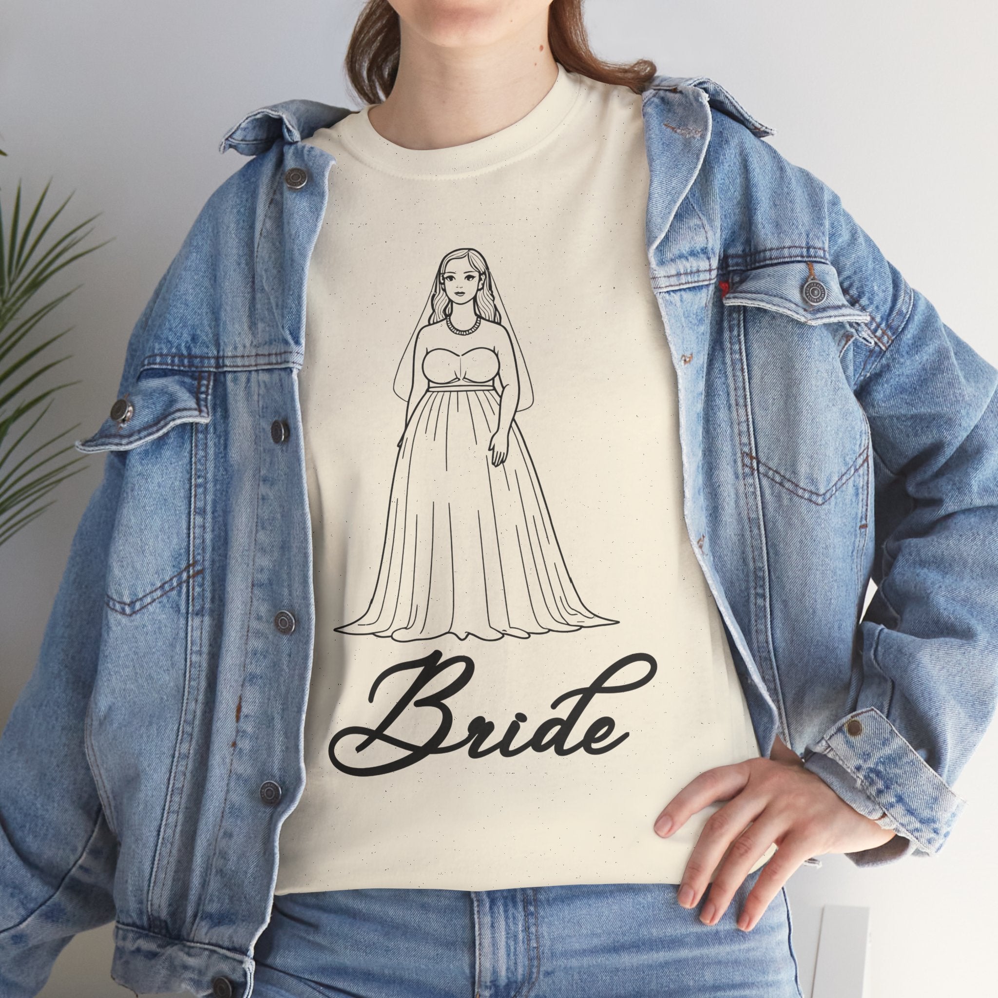 Bride Graphic Tee, Wedding Gift Shirt, Bridal Party Outfit, Engagement Celebration Top, Funny Bride Apparel, Unisex Heavy Cotton Tee