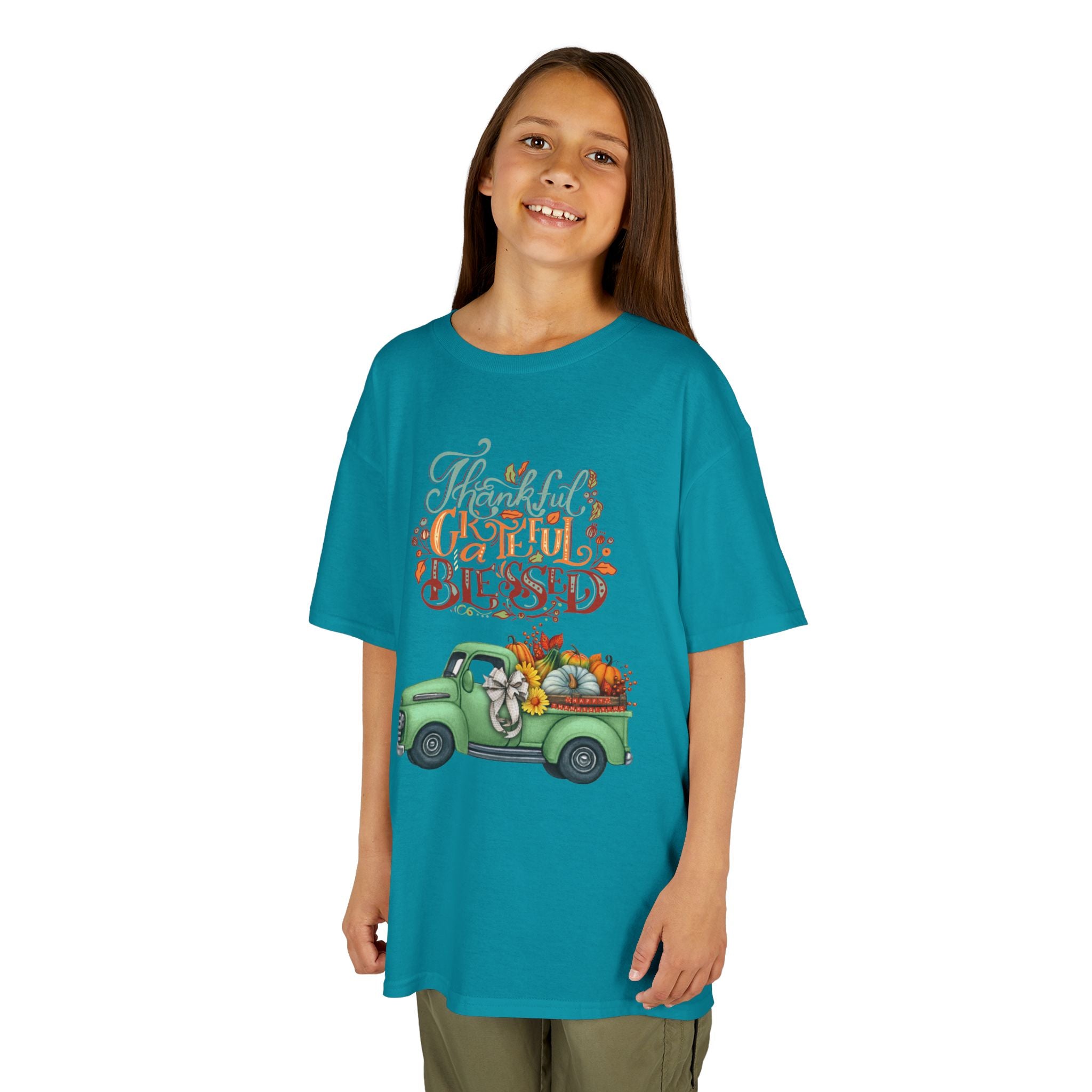 Blessed Fall Kids Tee, Adorable Autumn Shirt, Cute Harvest T-Shirt, Thanksgiving Gift for Kids, Comfy Cotton Youth Apparel