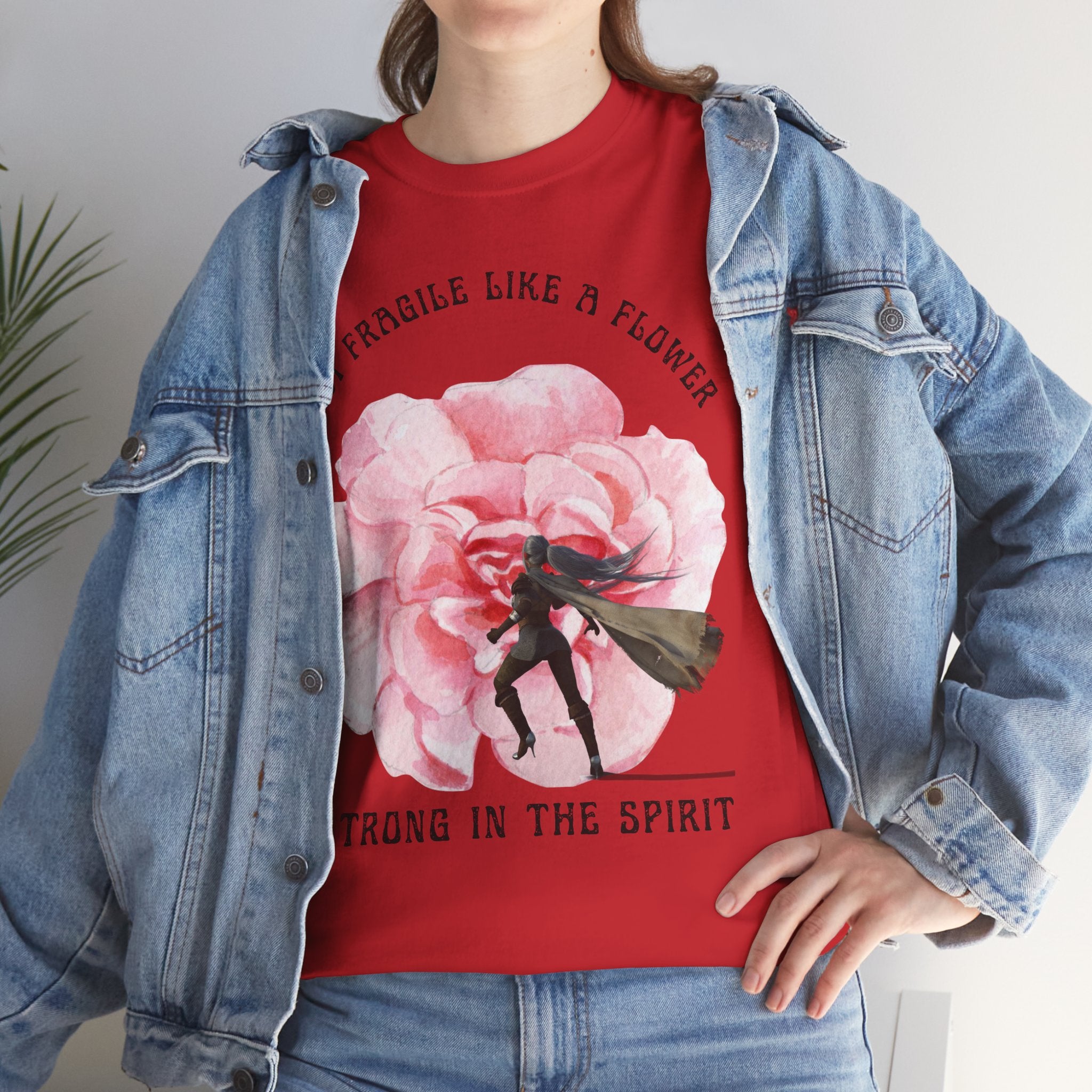 Floral Empowerment Tee, Not Fragile Like a Flower, Strong in the Spirit Shirt, Inspirational Unisex T-Shirt, Gift for Women, [...]