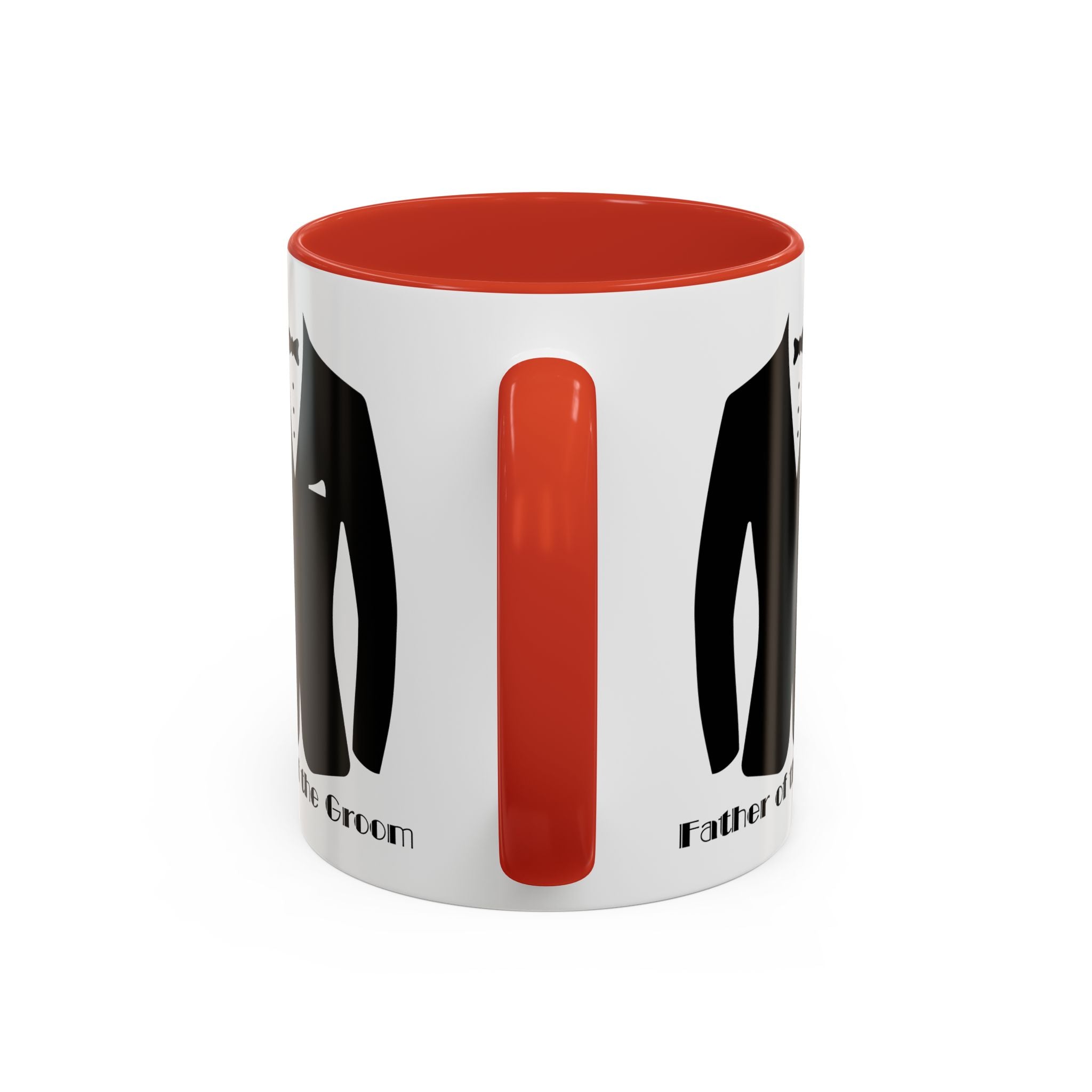 Father of the Groom Accent Coffee Mug 11/15 oz- Perfect Groomsmen Gift, Wedding Keepsake, Stylish Drinkware, Unique Wedding Favor