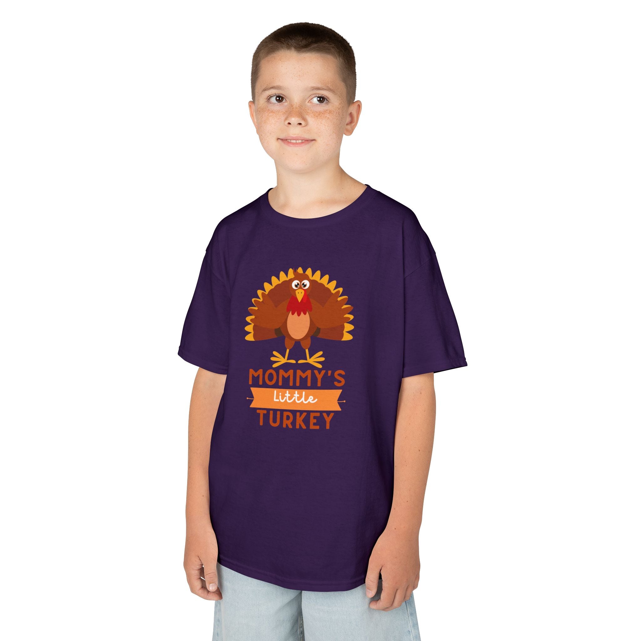 Mommy's Little Turkey Kids Tee - Thanksgiving Gift, Holiday Apparel, Cute Kids Clothing, Family Gathering, Kid's Casual Wear