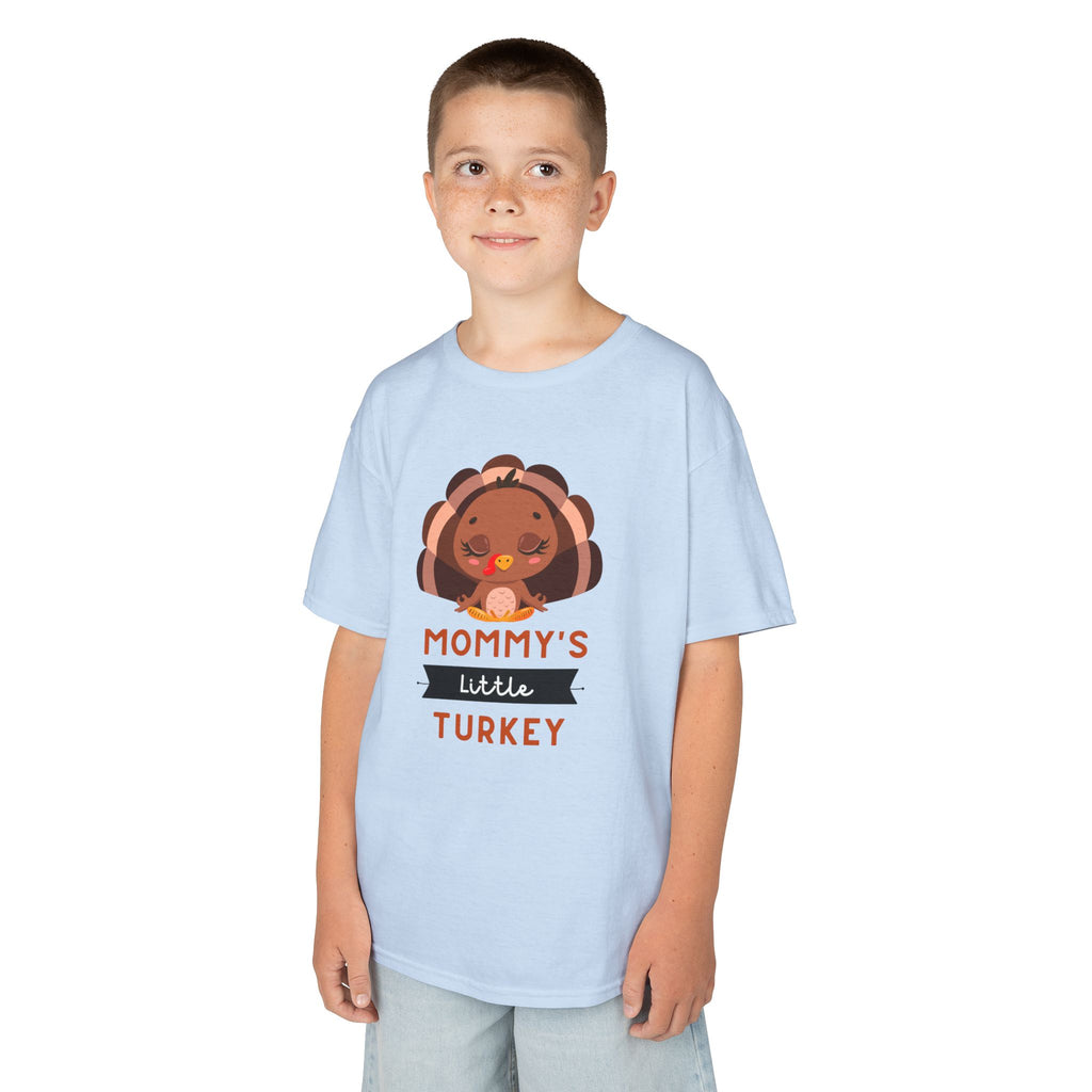 Kids Thanksgiving Tee, Mommy's Little Turkey Shirt, Fall Holiday Outfit, Thanksgiving Gift, Adorable Kids Fashion