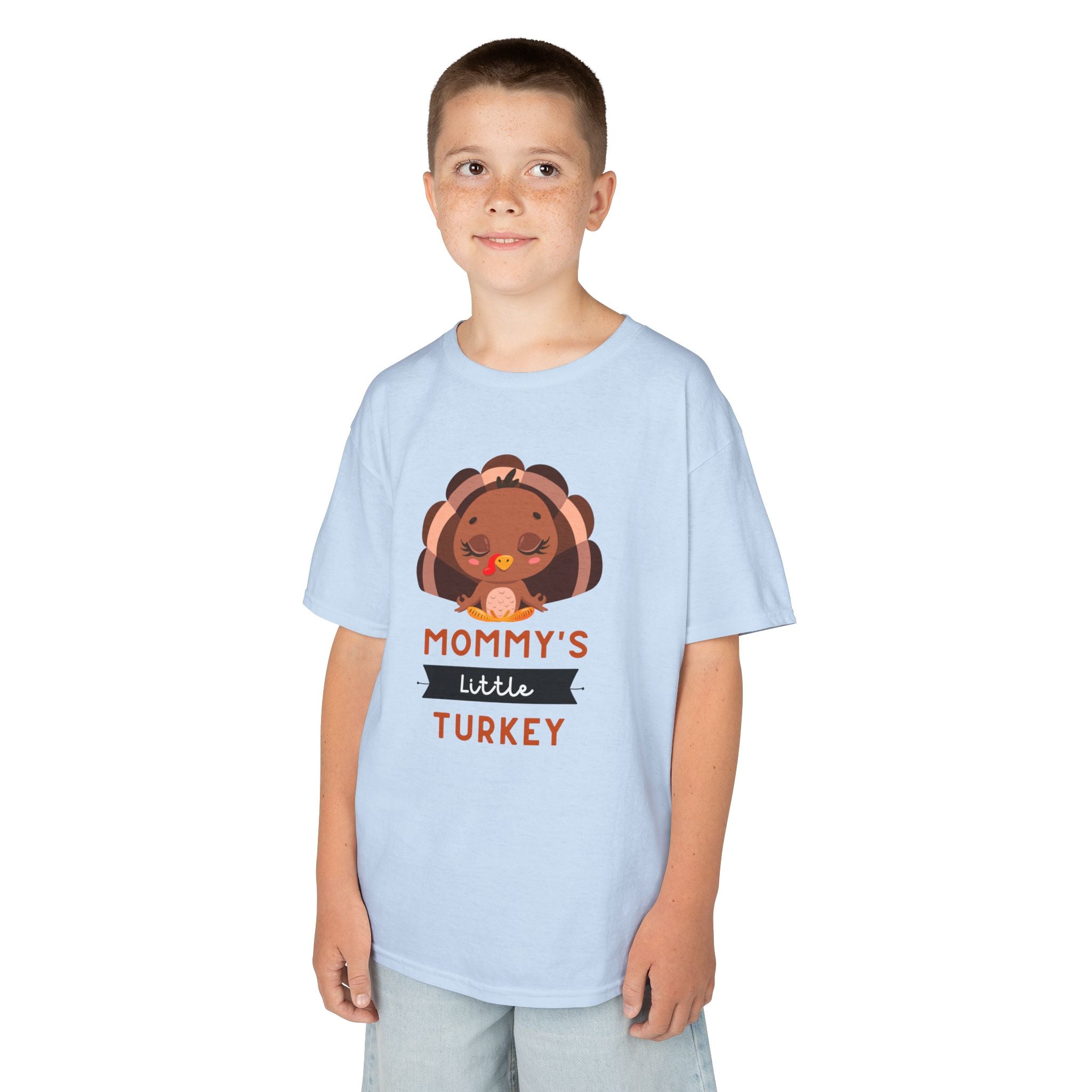 Kids Thanksgiving Tee, Mommy's Little Turkey Shirt, Fall Holiday Outfit, Thanksgiving Gift, Adorable Kids Fashion