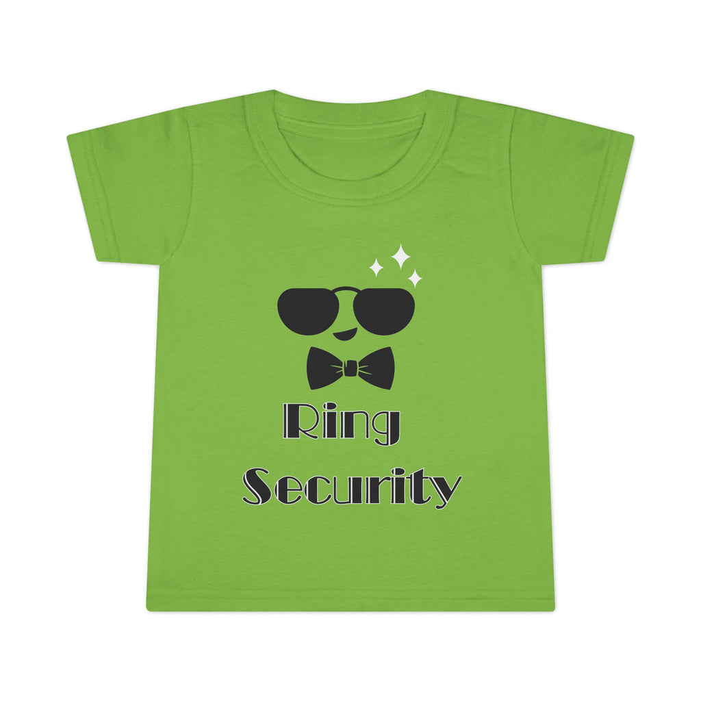 Toddler Security T-Shirt, Funny Toddler Tee, Kids Birthday Gift, Toddler Outfit, Baby Shower Gift, Little Ring Bearer Shirt
