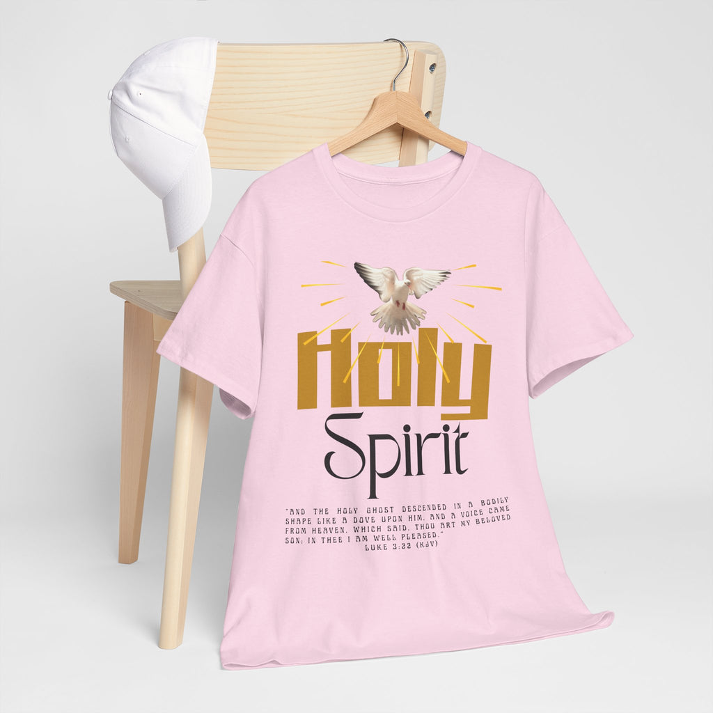 Christian T-shirts, Holy Spirit Unisex Heavy Cotton Tee, Inspirational T-Shirt for Faith Celebration, Christian Gift, Spiritual Attire, Religious Apparel