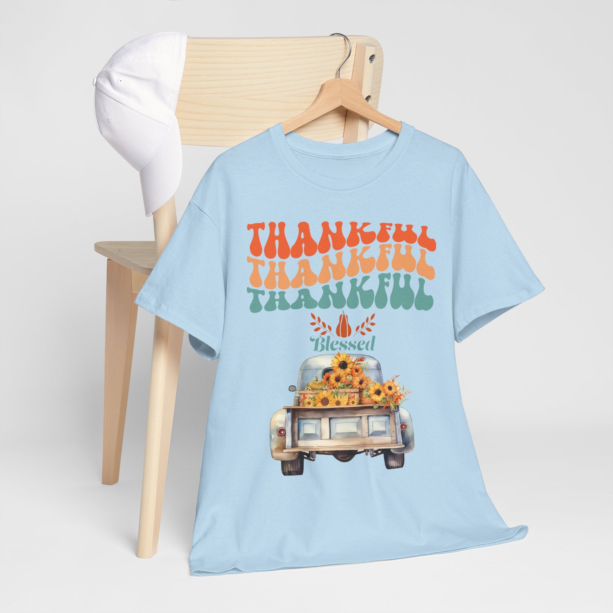 Thankful Vibes Unisex Tee - Perfect for Thanksgiving, Gratitude, Casual Wear, Gifts, Summer Days