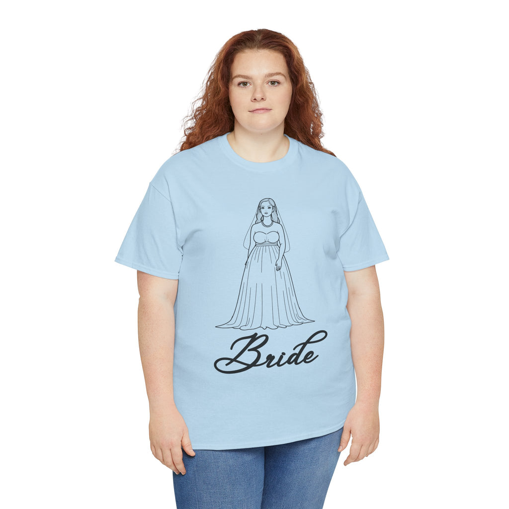 Bride Graphic Tee, Wedding Gift Shirt, Bridal Party Outfit, Engagement Celebration Top, Funny Bride Apparel, Unisex Heavy Cotton Tee