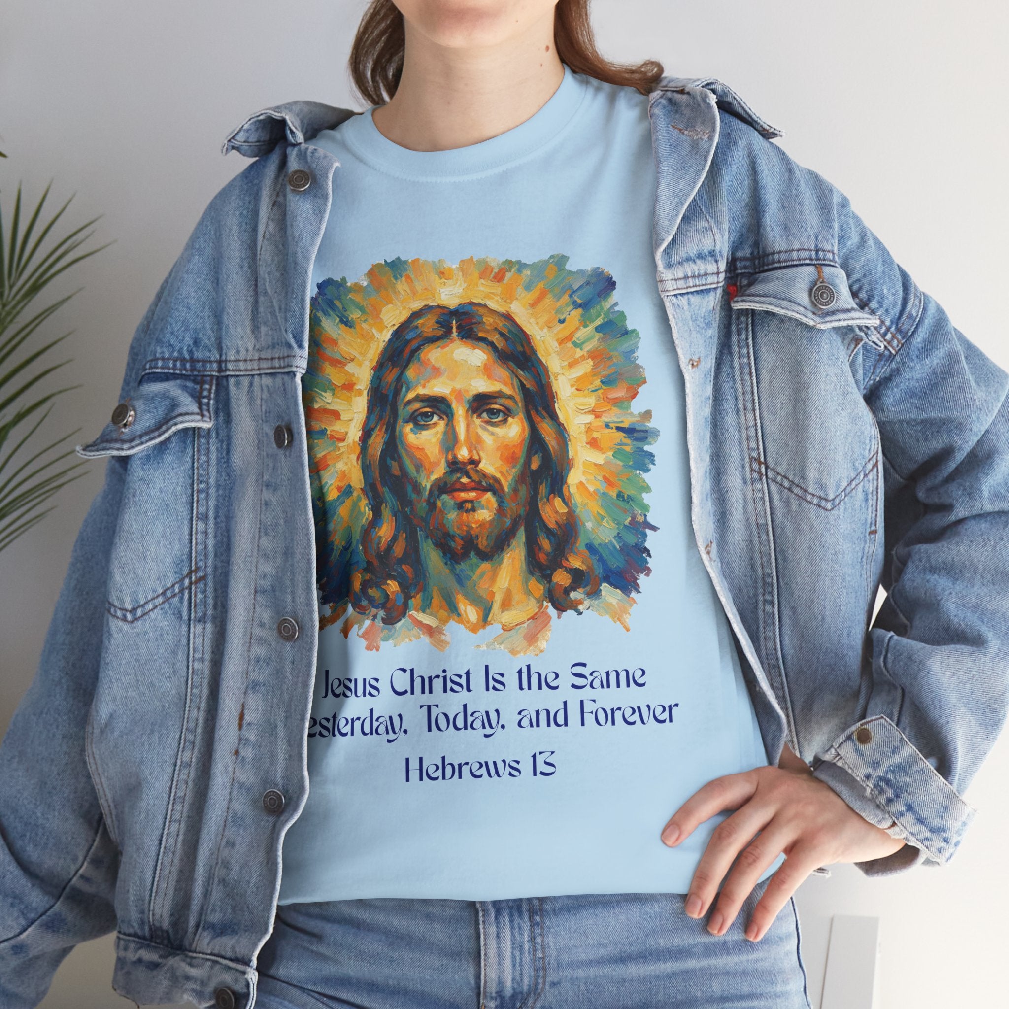 Jesus Portrait – Van Gogh Inspired Style Religious Inspirational Tee - Jesus Christ Design, Faith Shirt, Christian Clothing, Birthday Gift, Everyday Wear