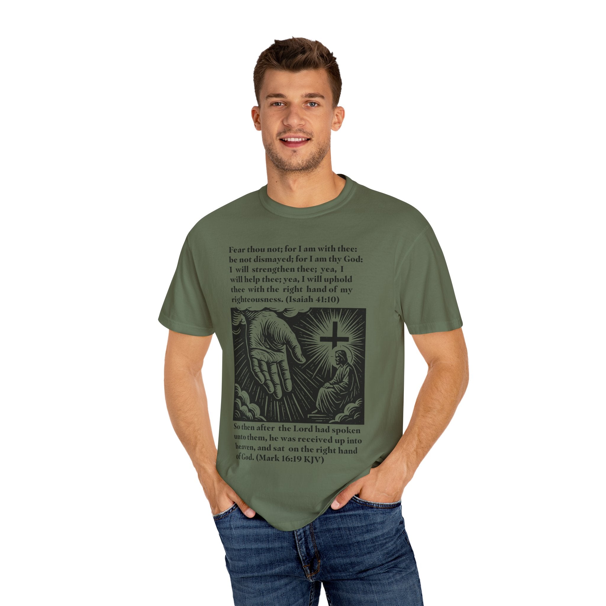 Inspirational Faith T-Shirt, Unisex Cotton Tee, Christian Gift, Spiritual Apparel, Motivational Quote Shirt, Religious Clothing