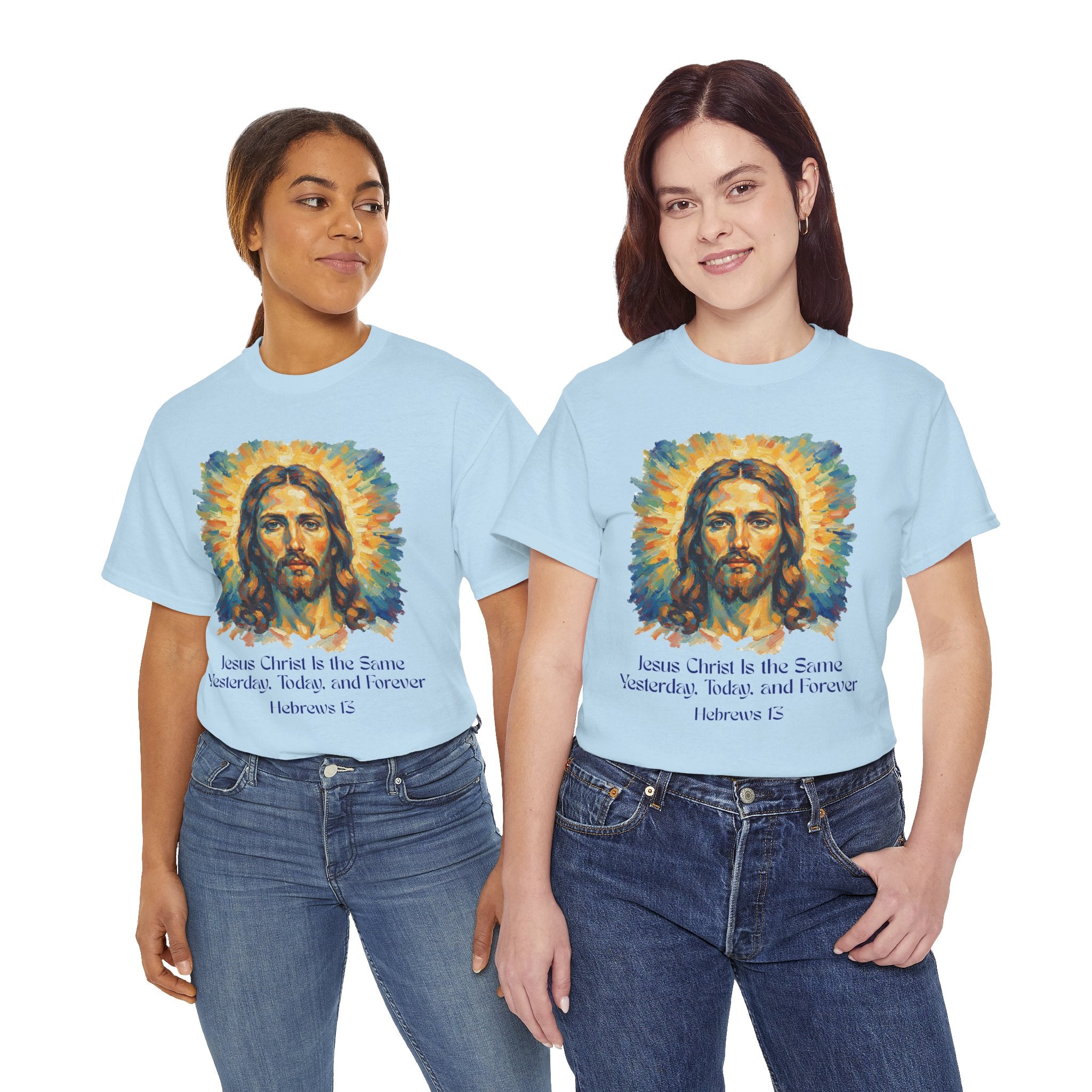 Jesus Portrait – Van Gogh Inspired Style Religious Inspirational Tee - Jesus Christ Design, Faith Shirt, Christian Clothing, Birthday Gift, Everyday Wear