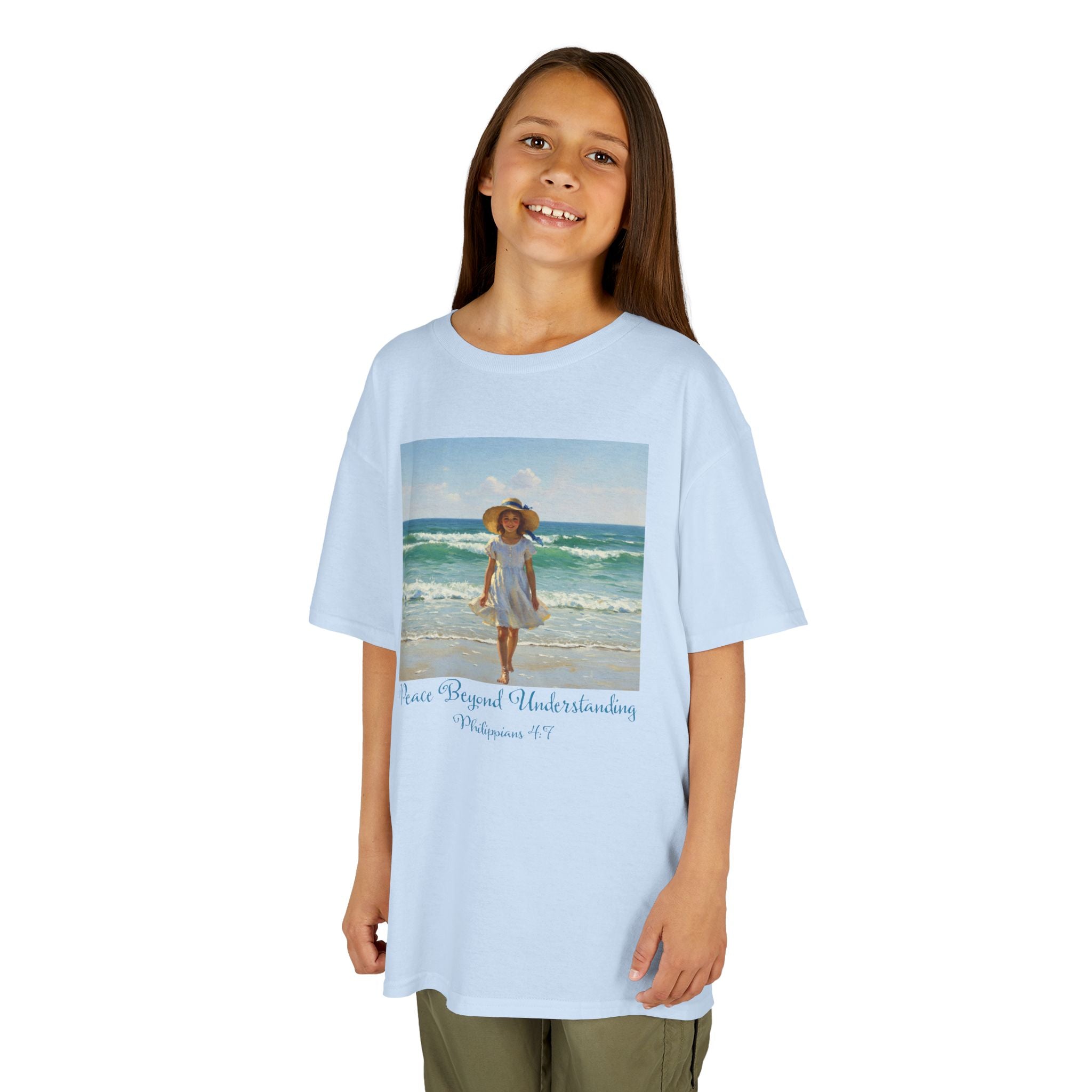 Whimsical Beach Fun Kids Tee, Summer Shirt, Beach Day Tee, Vacation Outfit, Cute Kids Clothing