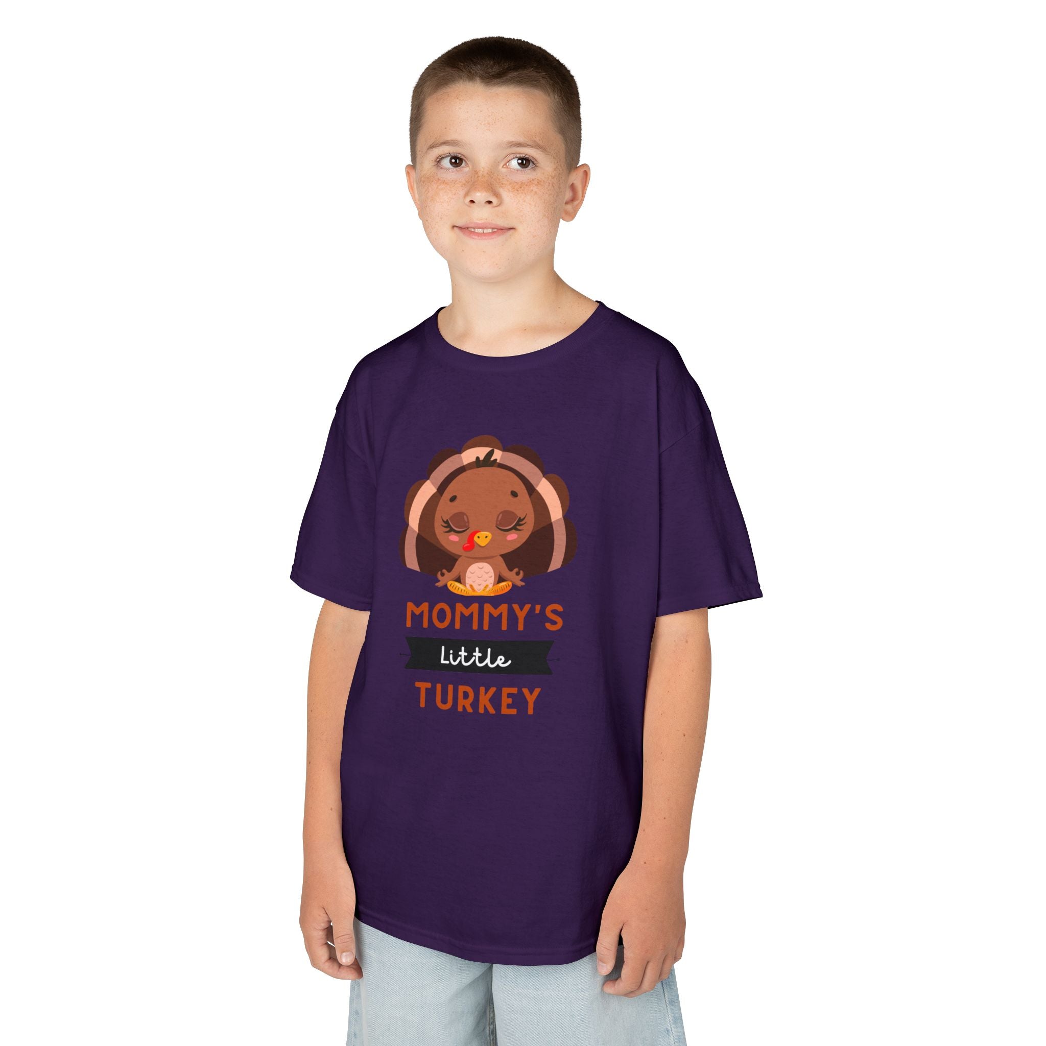 Kids Thanksgiving Tee, Mommy's Little Turkey Shirt, Fall Holiday Outfit, Thanksgiving Gift, Adorable Kids Fashion