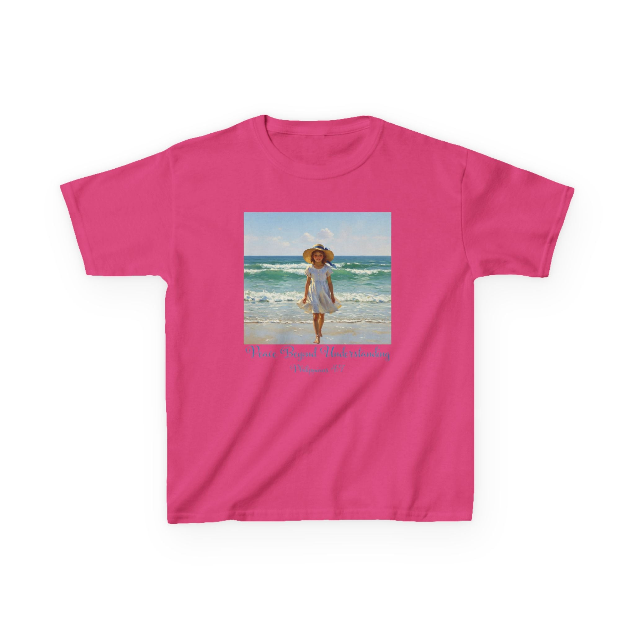 Whimsical Beach Fun Kids Tee, Summer Shirt, Beach Day Tee, Vacation Outfit, Cute Kids Clothing