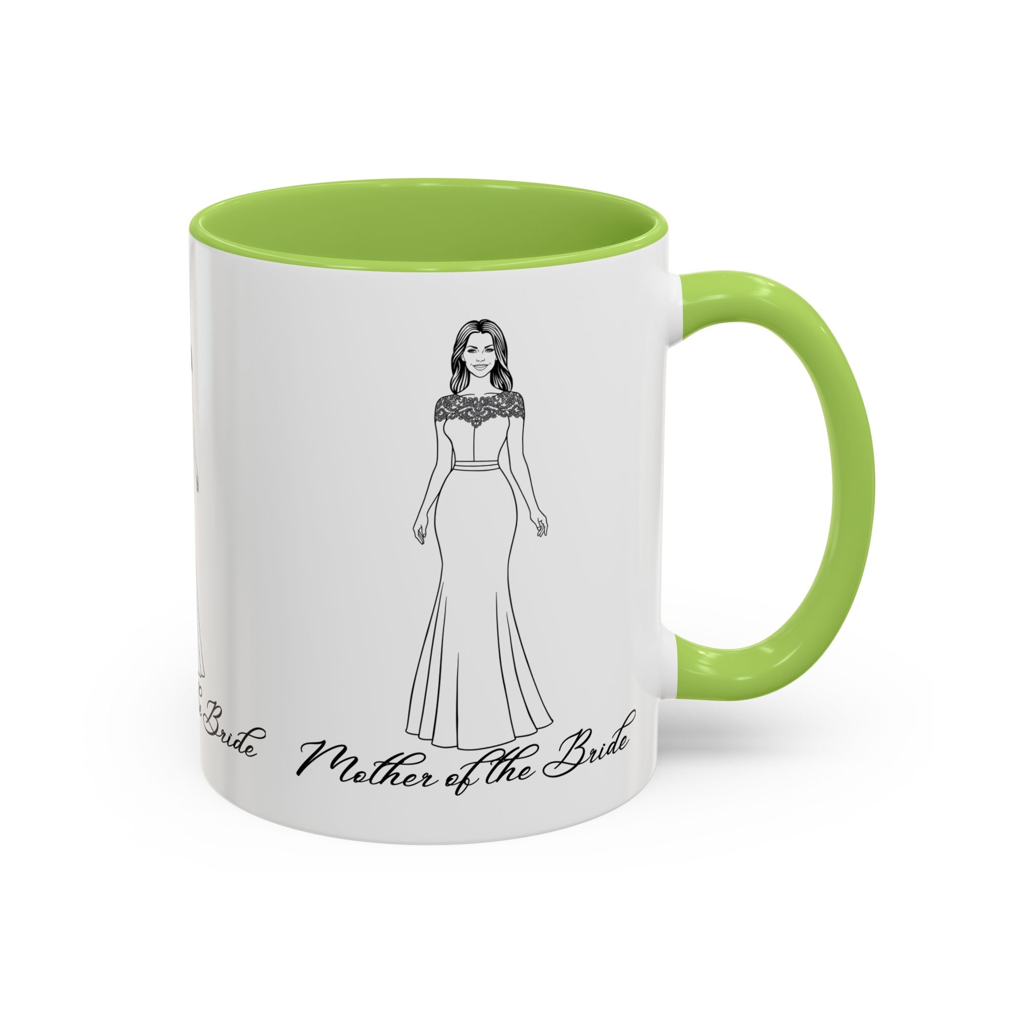 The Mother of the Bride- Accent Coffee Mug (11, 15oz)
